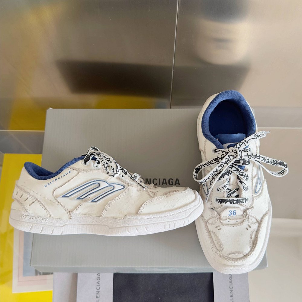 Hamptons Sneaker White/Blue Hamptons Sneaker White/Blue