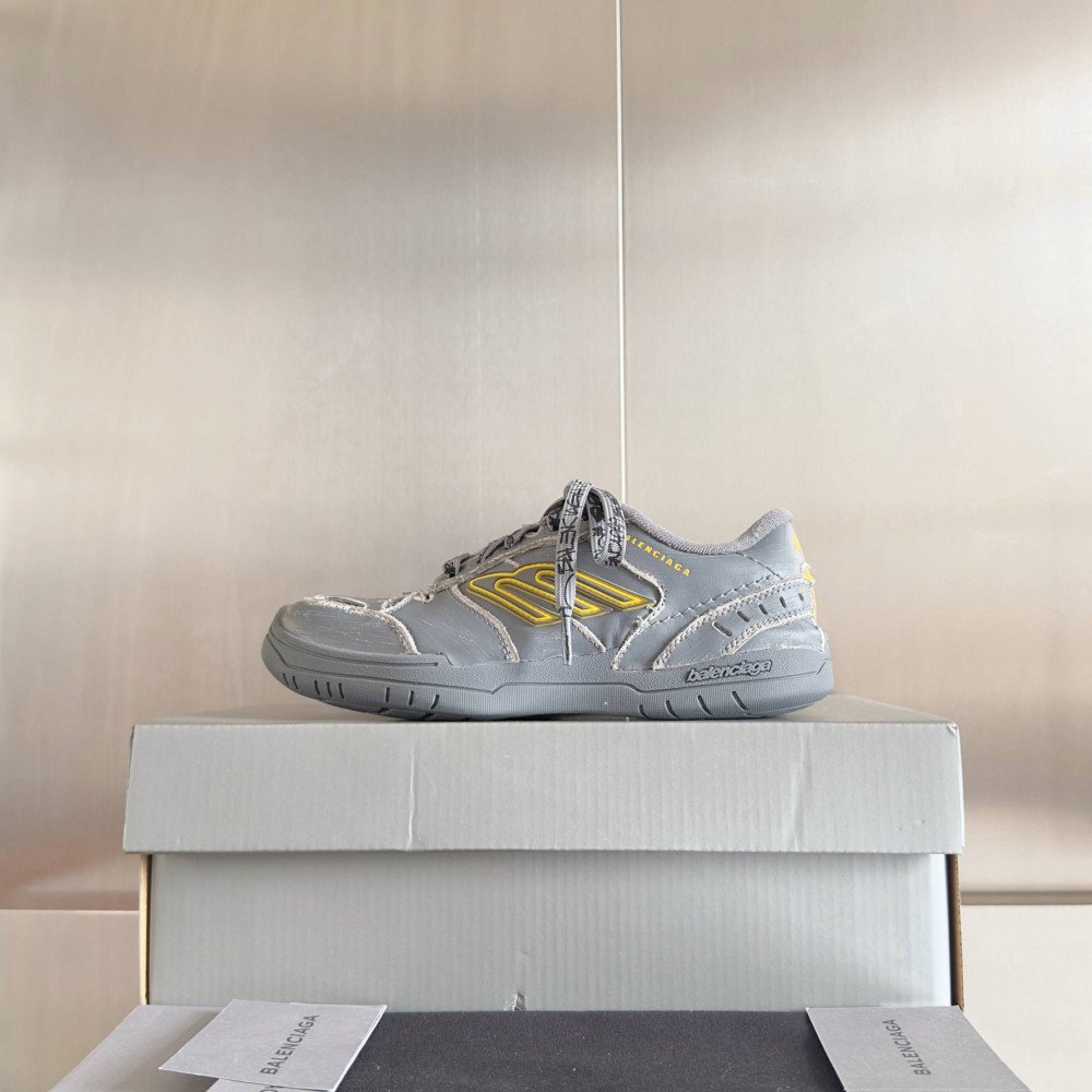 Hamptons Sneaker Grey/yellow