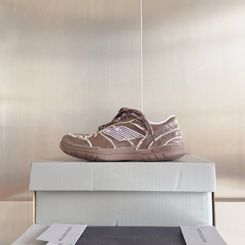 Hamptons Sneaker Brown/lilac