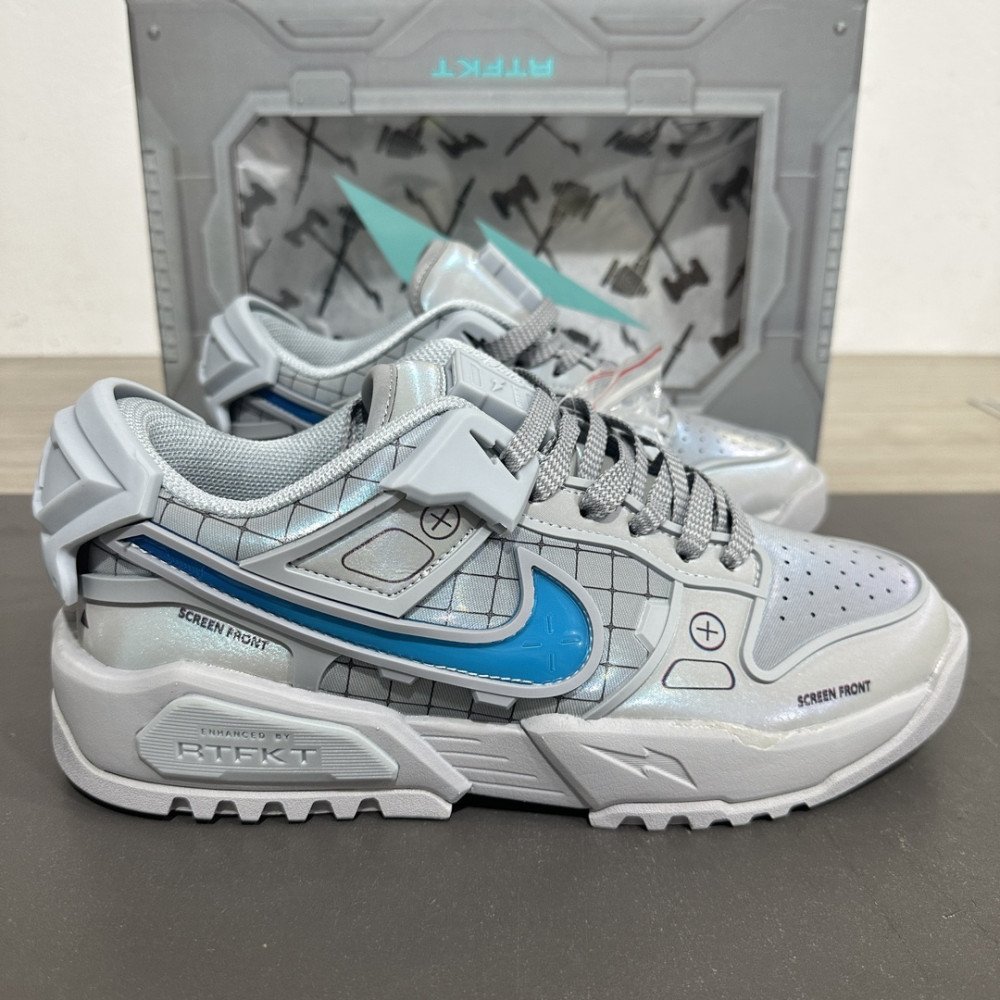 Nike x RTFKT Clone x Dunk Genesis Low 'White Silver' Nike x RTFKT Clone x Dunk Genesis Low 'White Silver'