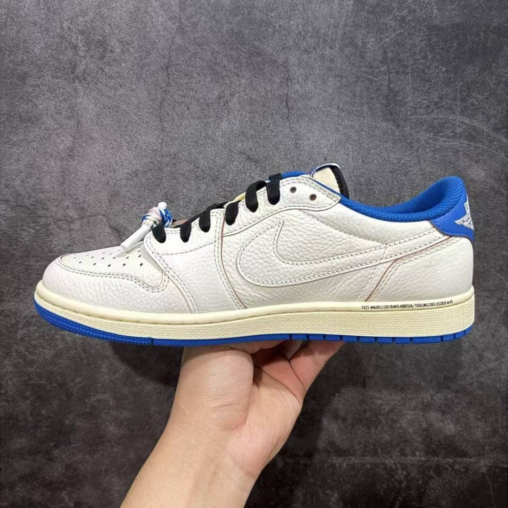 Air Jordan 1 Low x Travis Scott x Fragment Sail Military Blue Air Jordan 1 Low x Travis Scott x Fragment Sail Military Blue