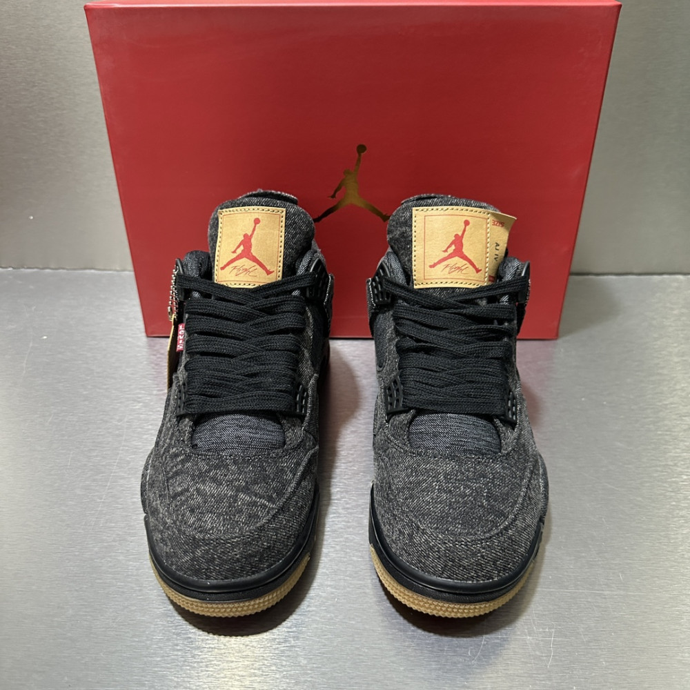 Air Jordan 4 Retro x Levi's 'Black Denim'