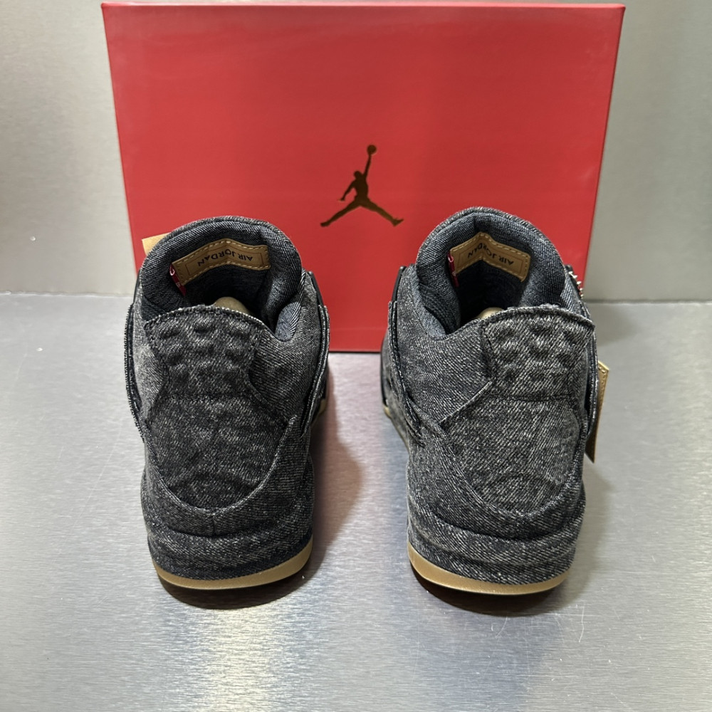 Air Jordan 4 Retro x Levi's 'Black Denim'