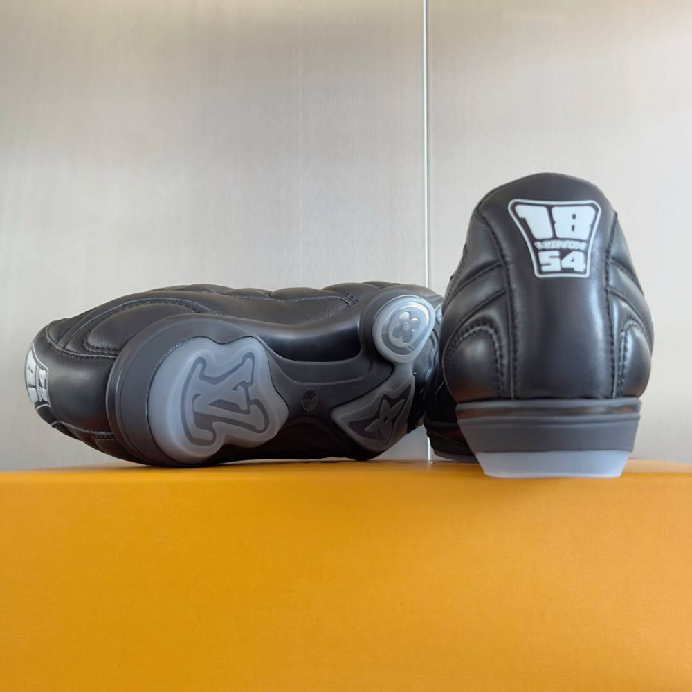 LV Footprint Soccer sneaker Black LV Footprint Soccer sneaker Black