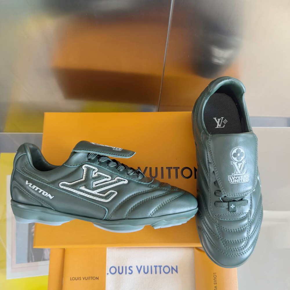 LV Footprint Soccer sneaker Green LV Footprint Soccer sneaker Green