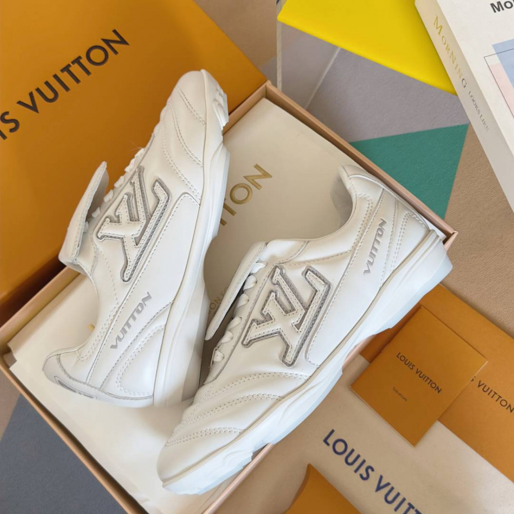 LV Footprint Soccer sneaker White LV Footprint Soccer sneaker White