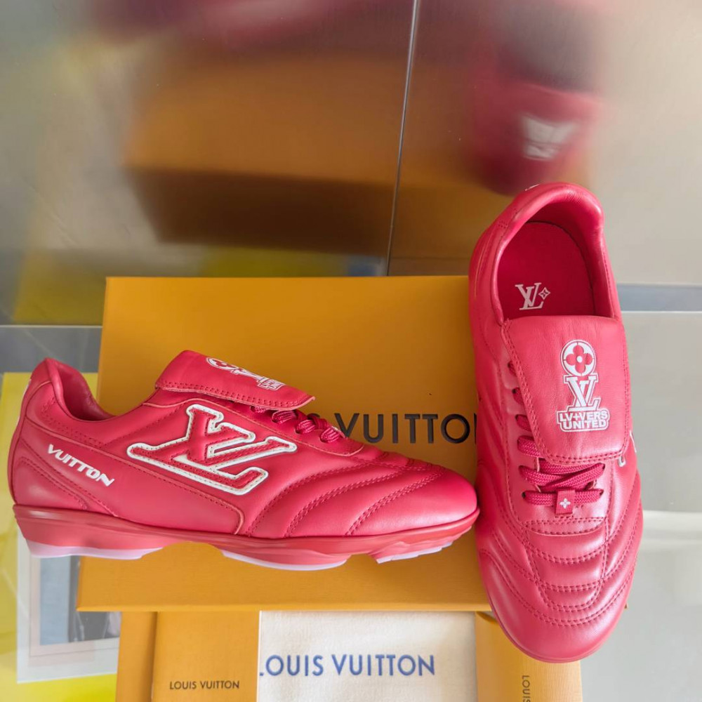 LV Footprint Soccer sneaker Red LV Footprint Soccer sneaker Red