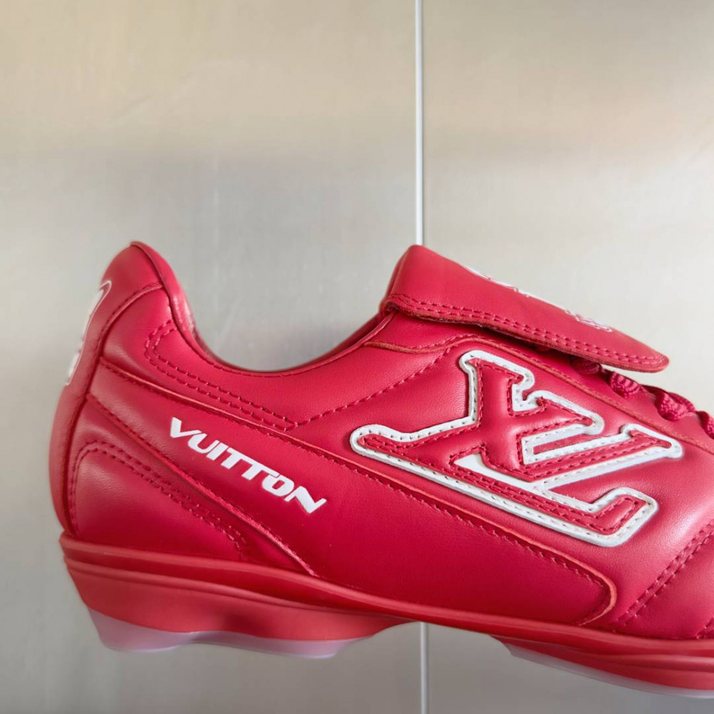 LV Footprint Soccer sneaker Red LV Footprint Soccer sneaker Red