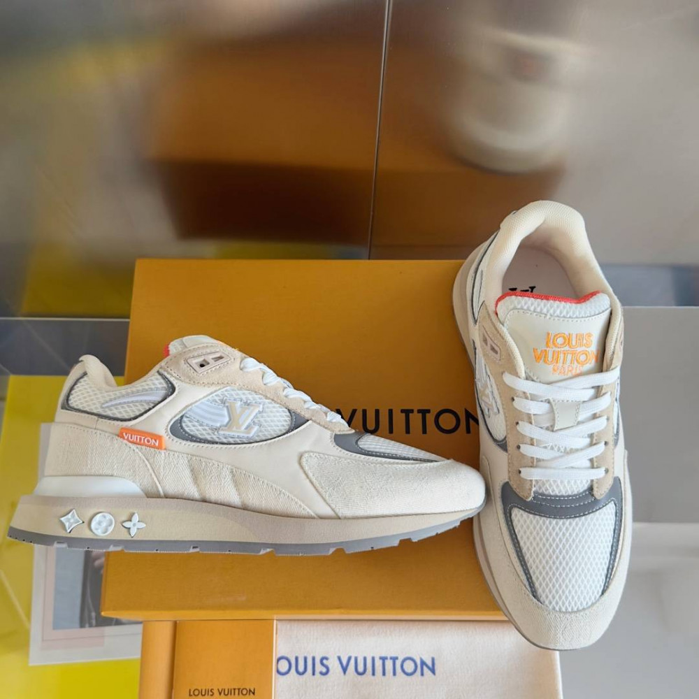 LV Run Away Sneaker Beige/Green LV Run Away Sneaker Beige/Green