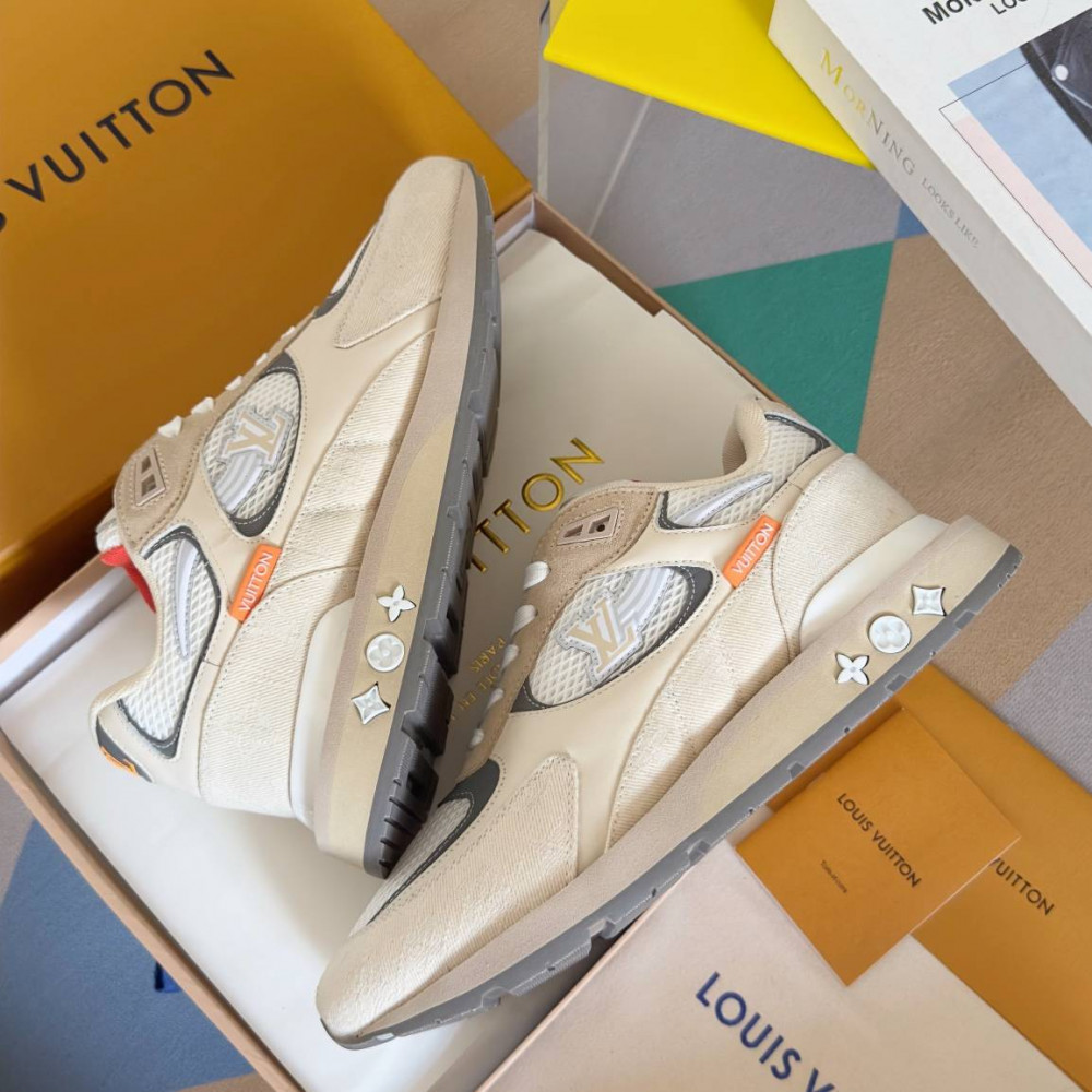 LV Run Away Sneaker Beige/Green LV Run Away Sneaker Beige/Green