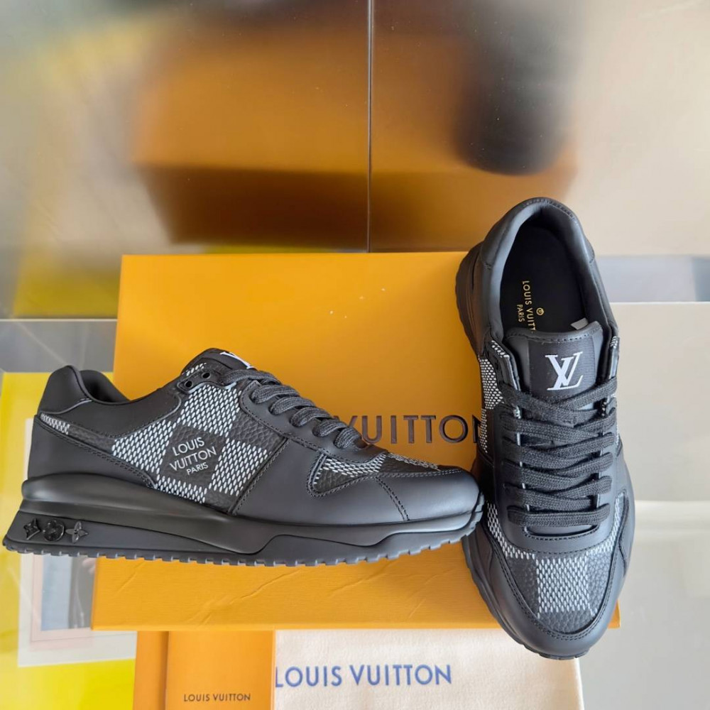 LV Run Away Sneaker Black Print LV Run Away Sneaker Black Print
