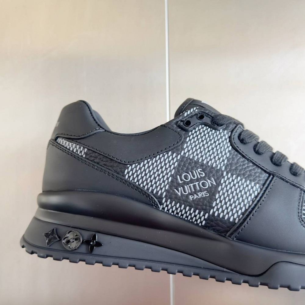 LV Run Away Sneaker Black Print LV Run Away Sneaker Black Print