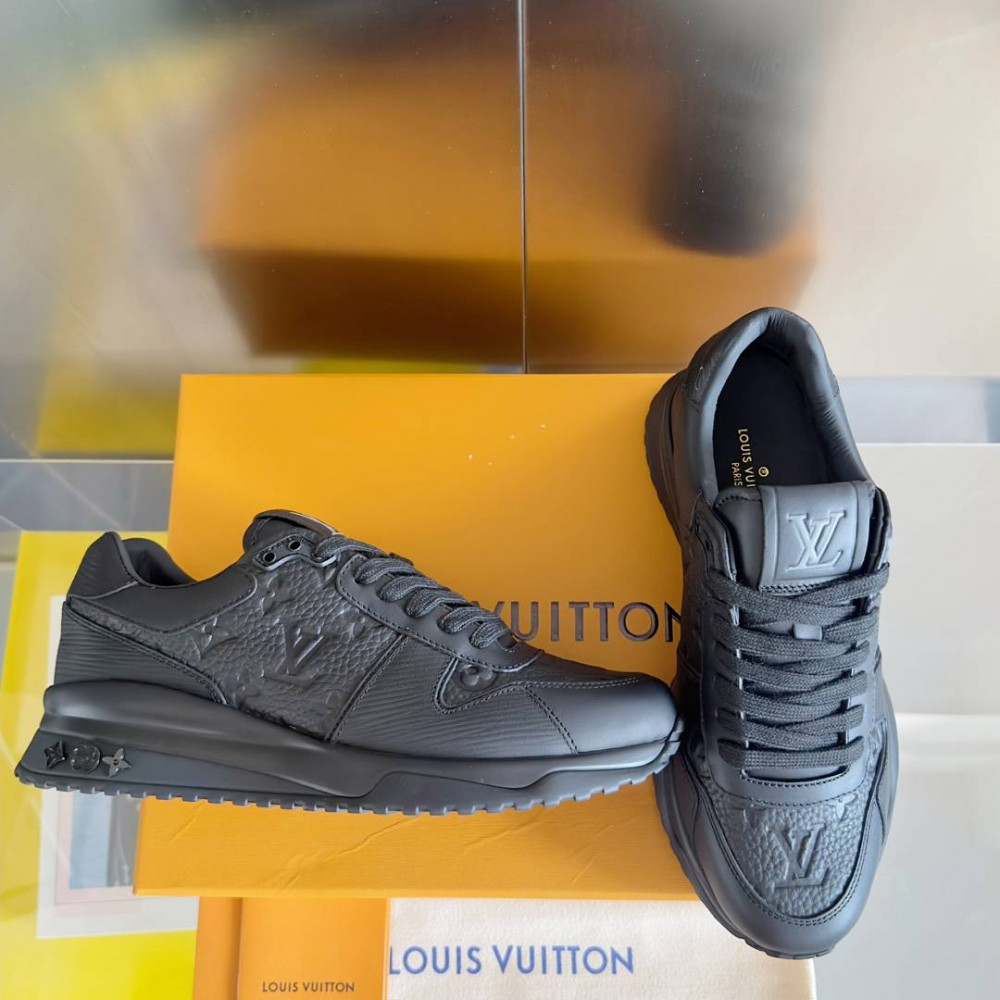 LV Run Away Sneaker All Black Print LV Run Away Sneaker All Black Print