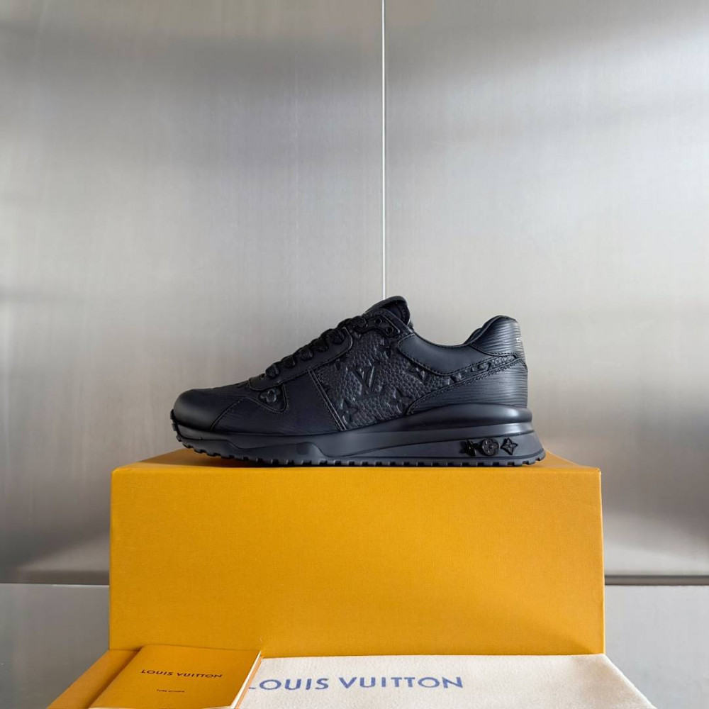LV Run Away Sneaker All Black Print LV Run Away Sneaker All Black Print