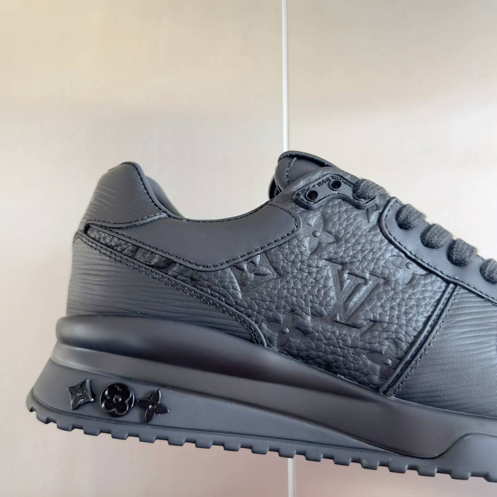 LV Run Away Sneaker All Black Print LV Run Away Sneaker All Black Print