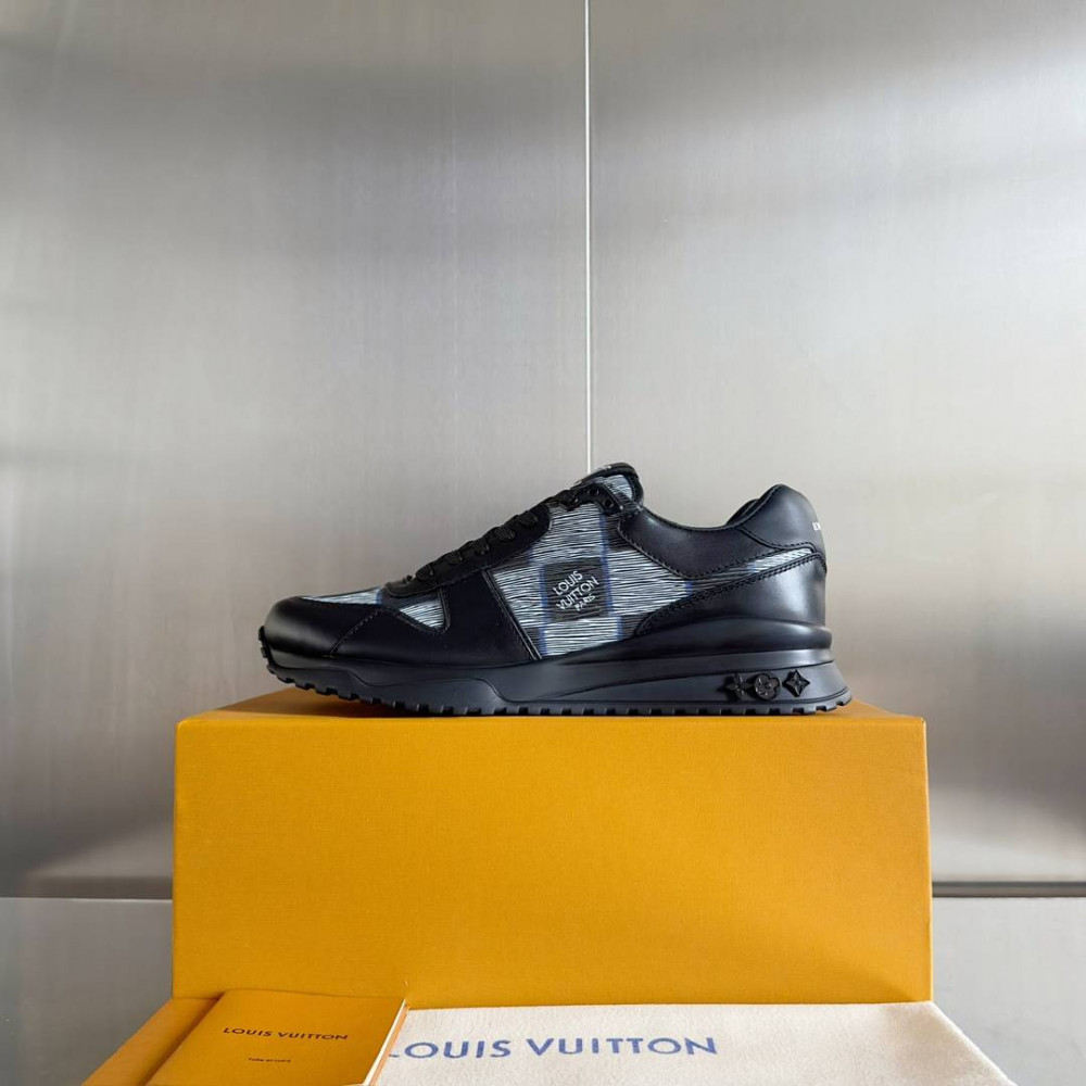 LV Run Away Sneaker Black Print-1 LV Run Away Sneaker Black Print-1