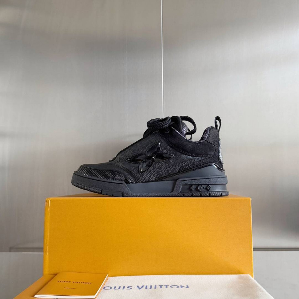 LV Skate Sneaker Black-1 LV Skate Sneaker Black-1