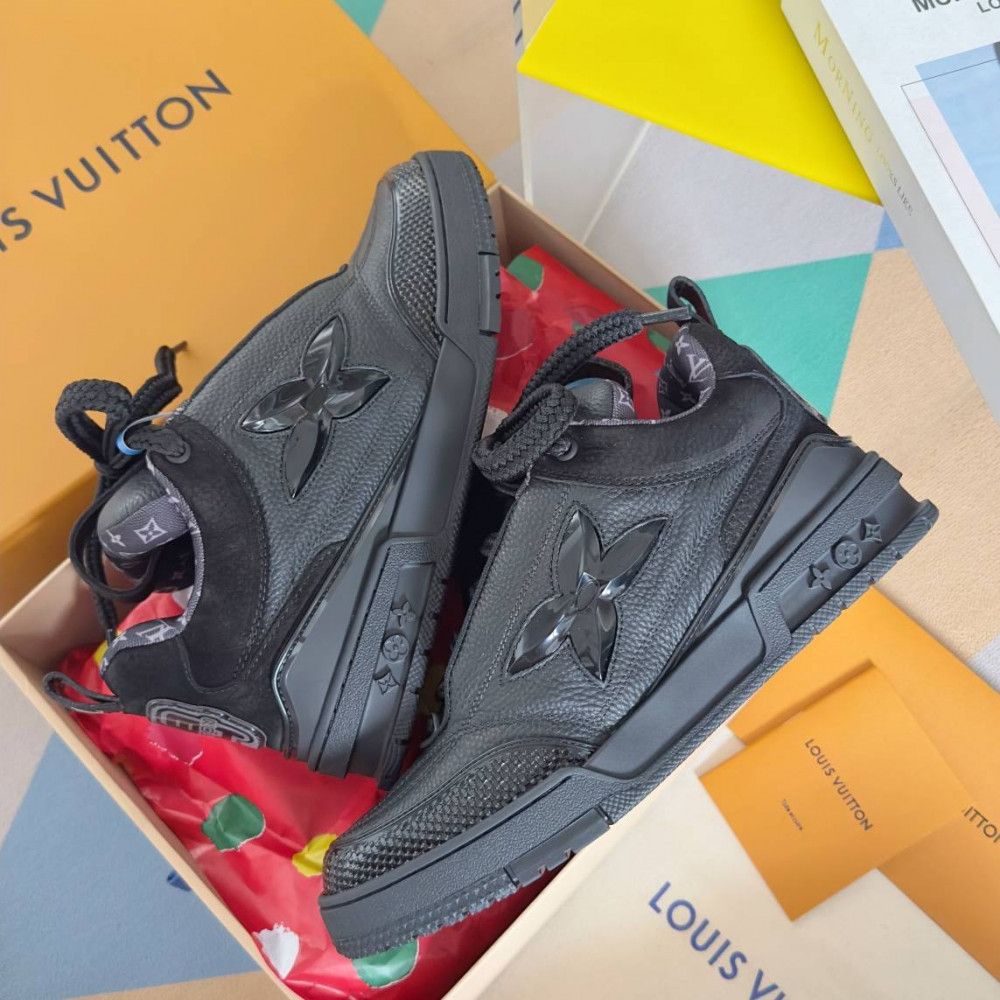 LV Skate Sneaker Black-1 LV Skate Sneaker Black-1