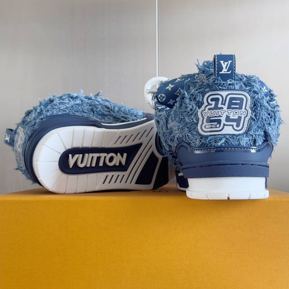 LV Skate Sneaker Plush Blue LV Skate Sneaker Plush Blue