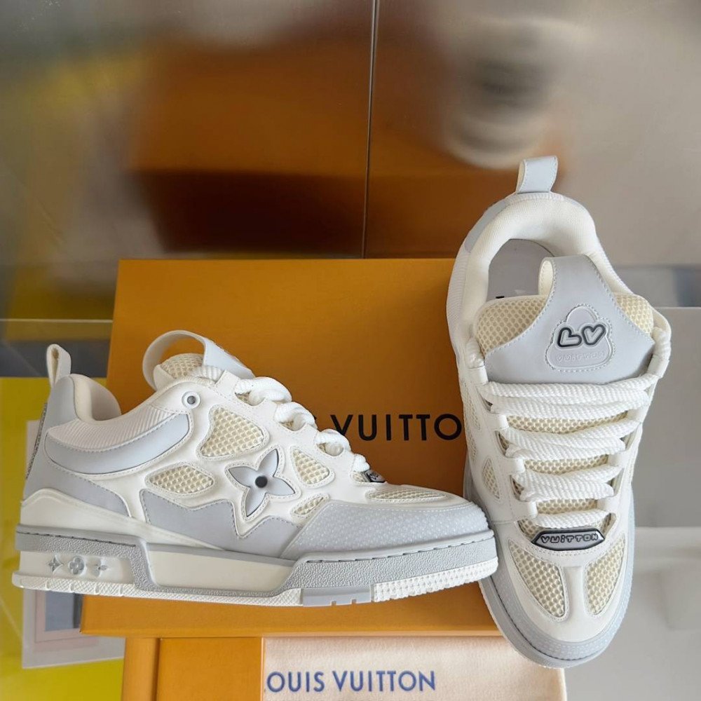 LV Skate Sneaker 'White/Gray'