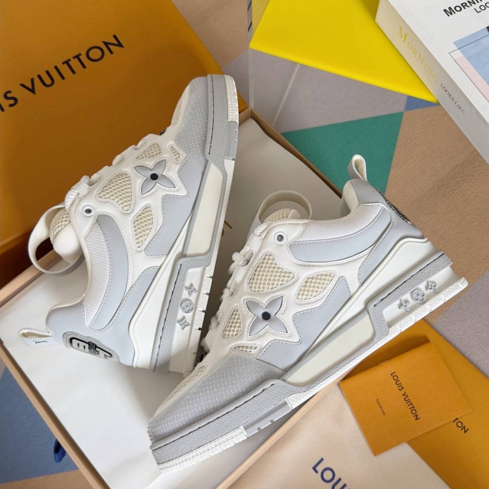 LV Skate Sneaker 'White/Gray'