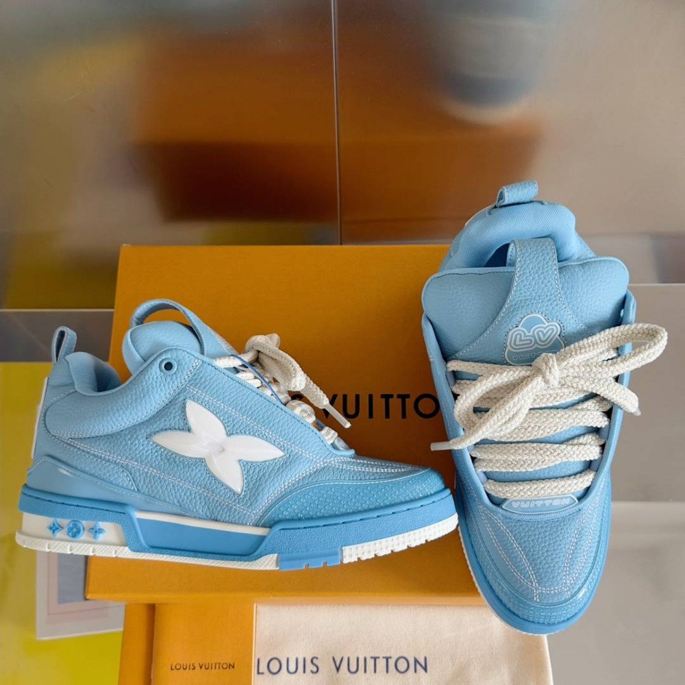 LV Skate Sneaker 'Blue/White stars'