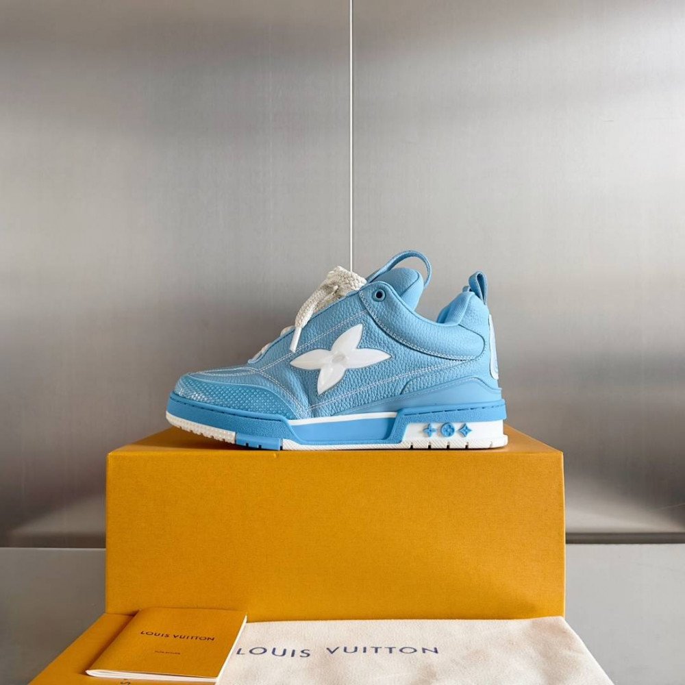 LV Skate Sneaker Blue&White stars