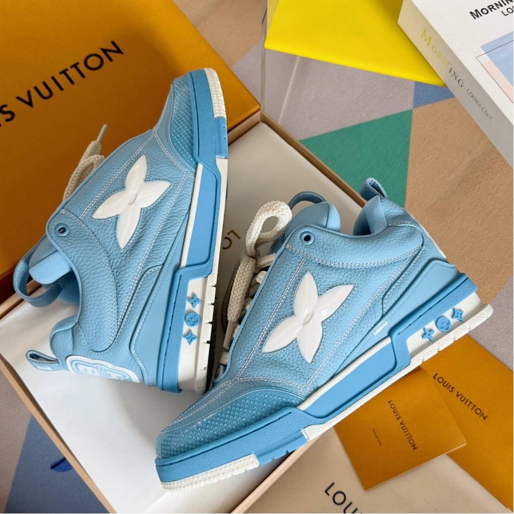 LV Skate Sneaker 'Blue/White stars'