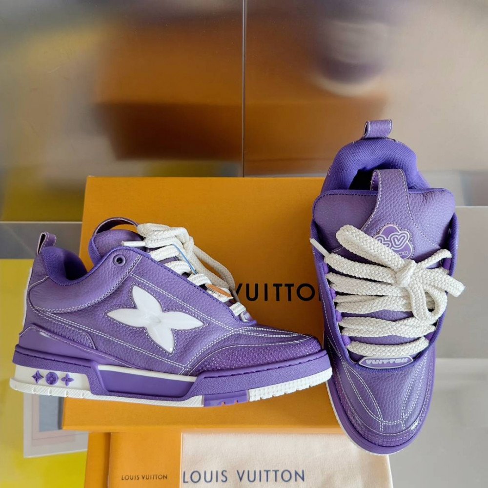 LV Skate Sneaker 'Purple/White Stars'