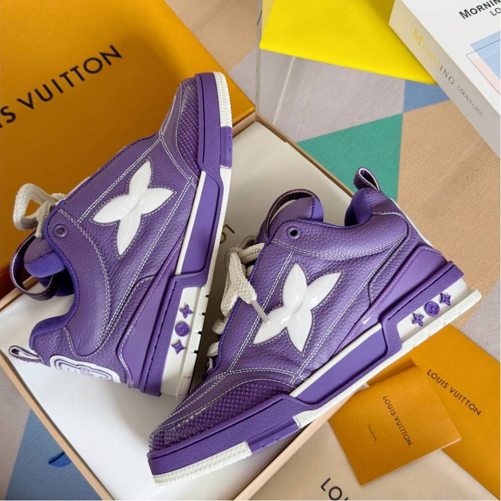 LV Skate Sneaker 'Purple/White Stars'