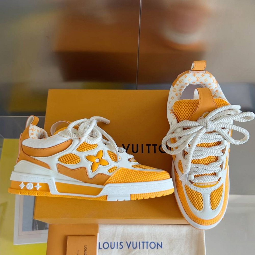 LV Skate Sneaker 'Orange/White Stars'