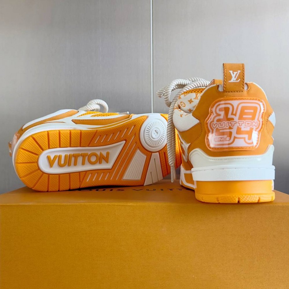 LV Skate Sneaker 'Orange/White Stars'
