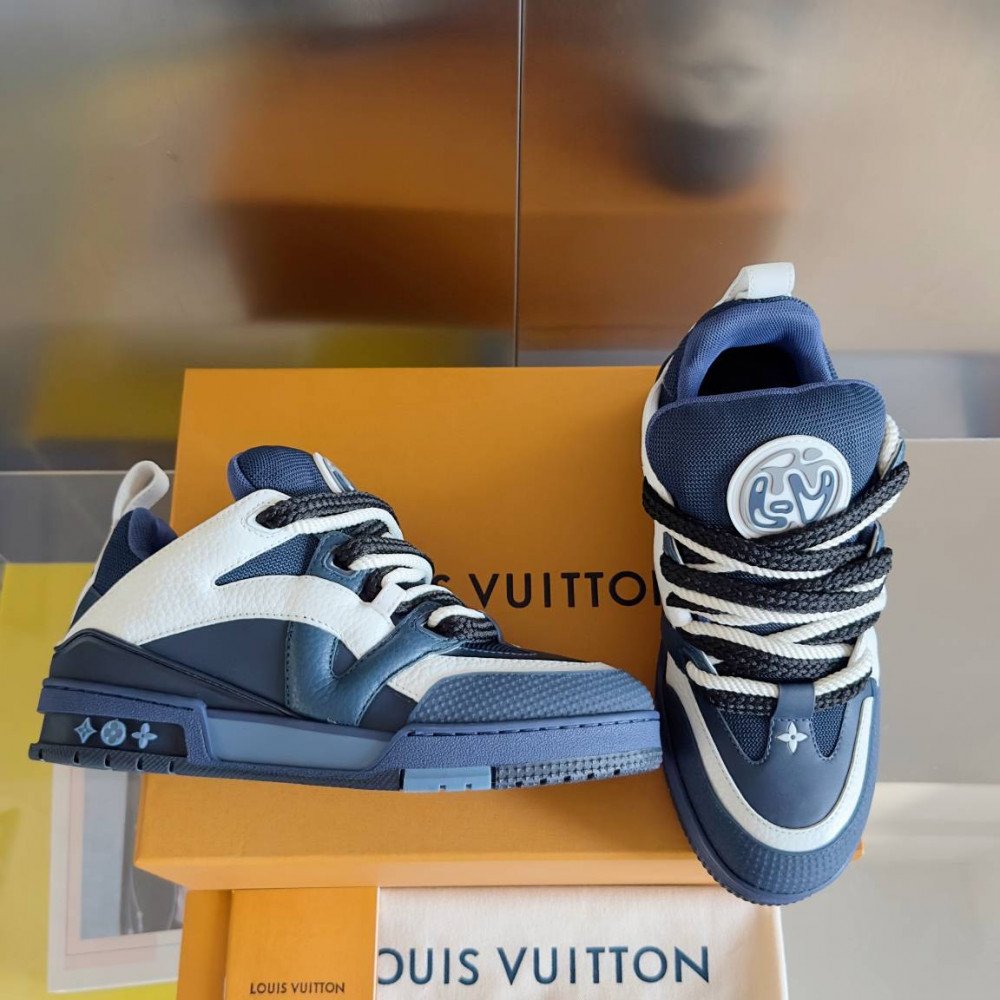 LV Skate Sneaker 'White/Blue'