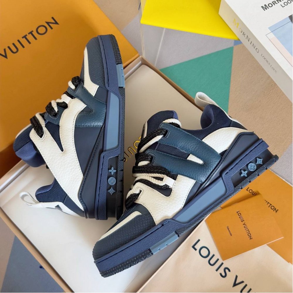 LV Skate Sneaker 'White/Blue'