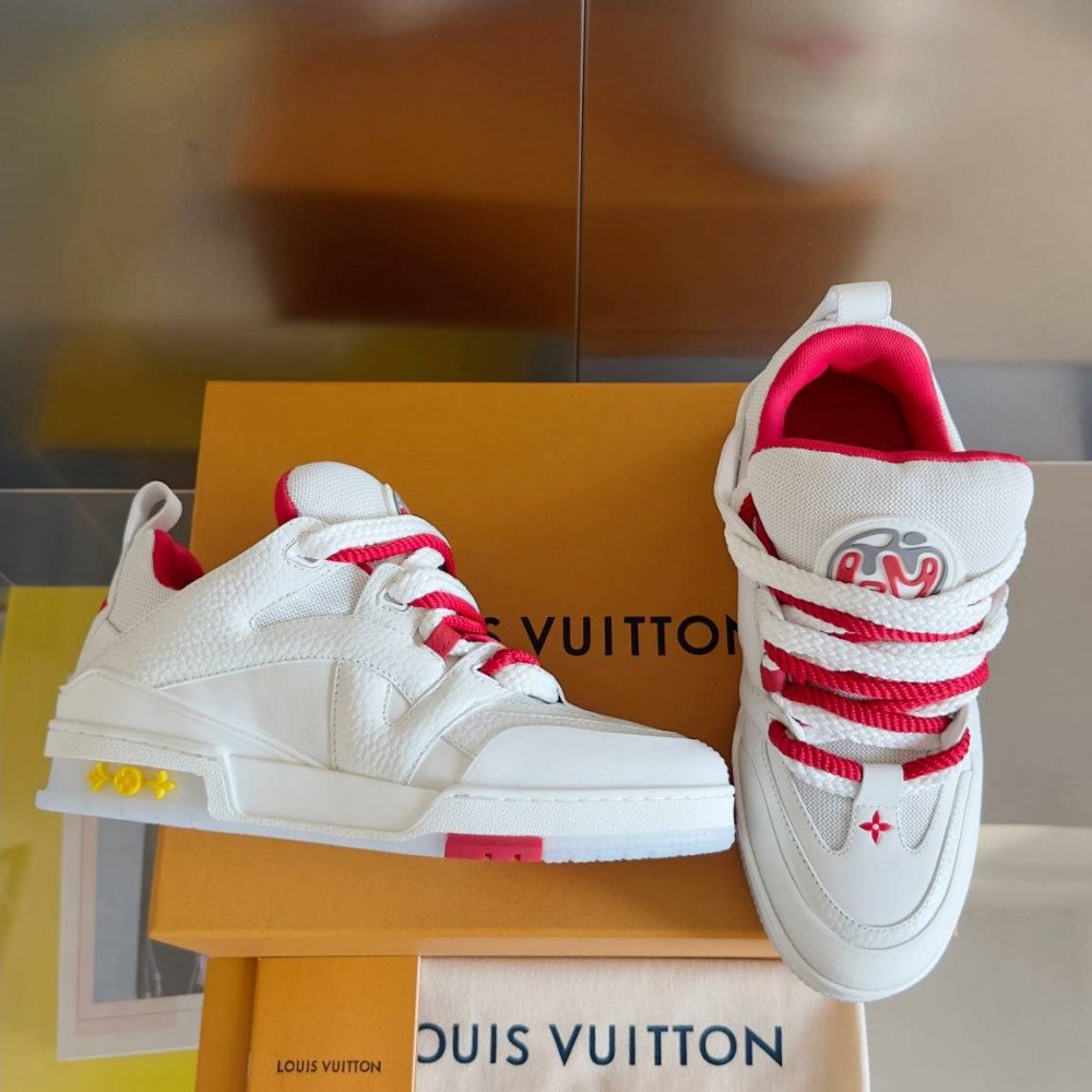 LV Skate Sneaker 'Red/White'
