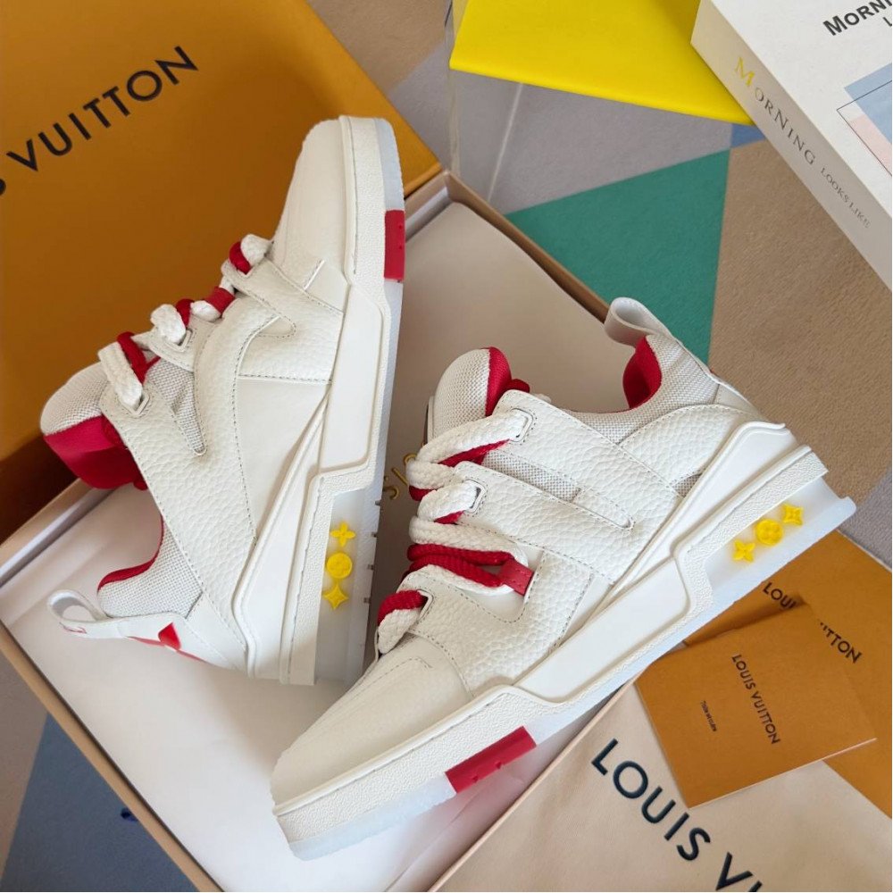 LV Skate Sneaker 'Red/White'