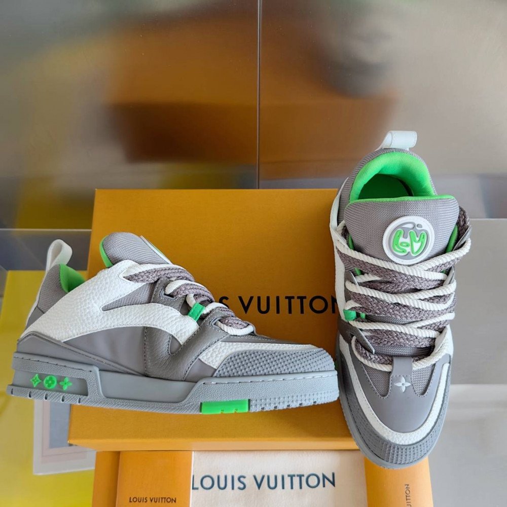 LV Skate Sneaker 'Green/Gray White'