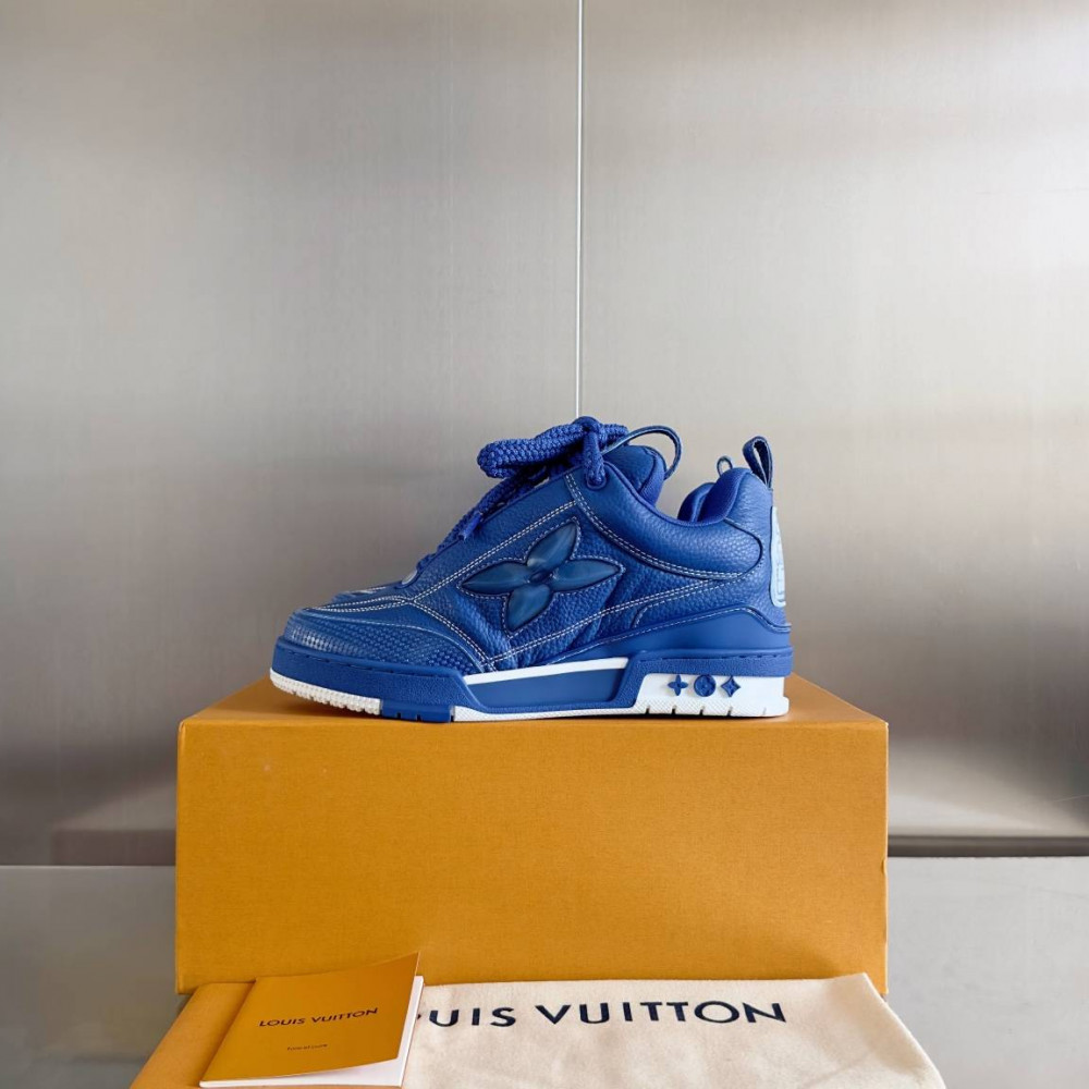LV Skate Sneaker Blue & Blue Stars