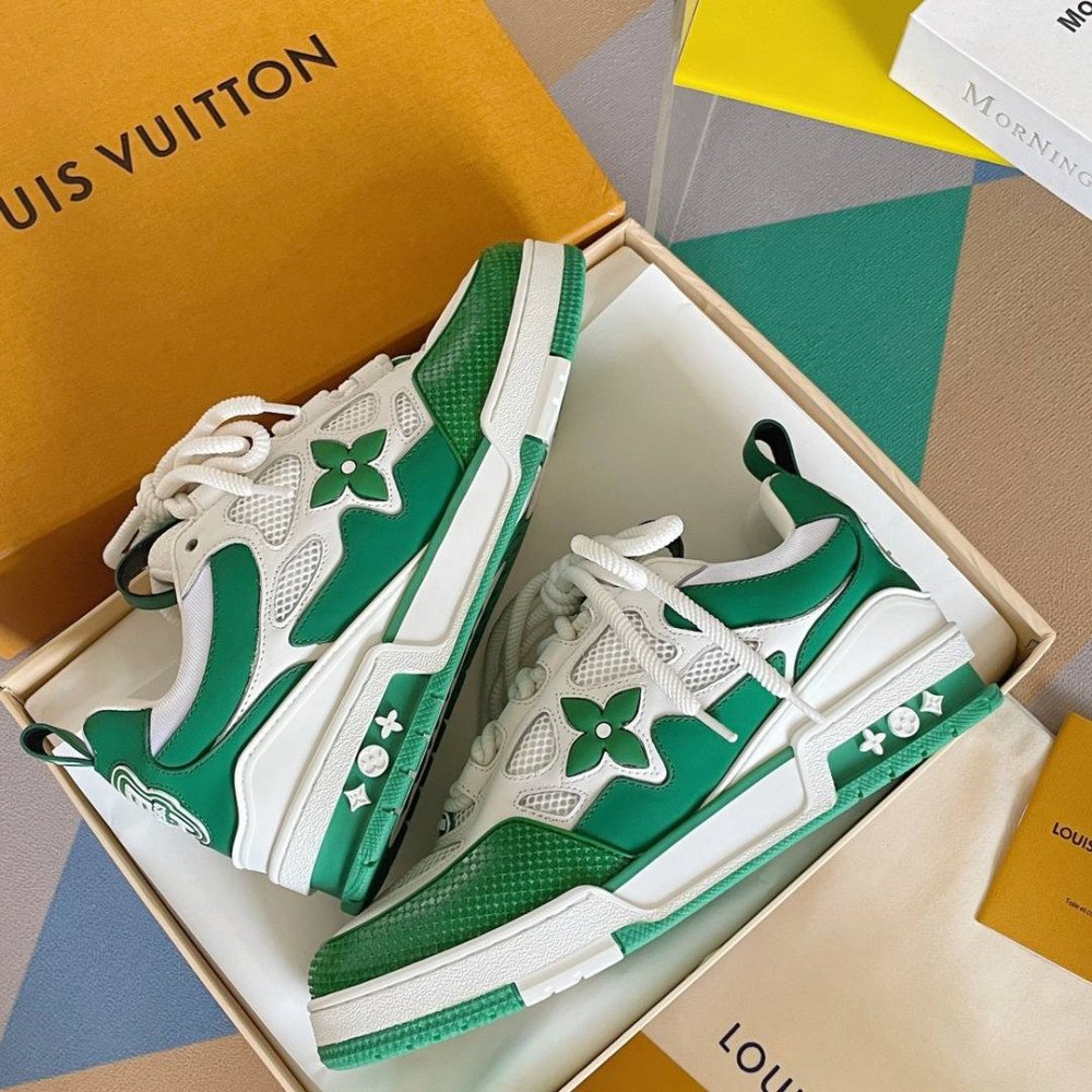 LV Skate Sneaker 'Green/White'