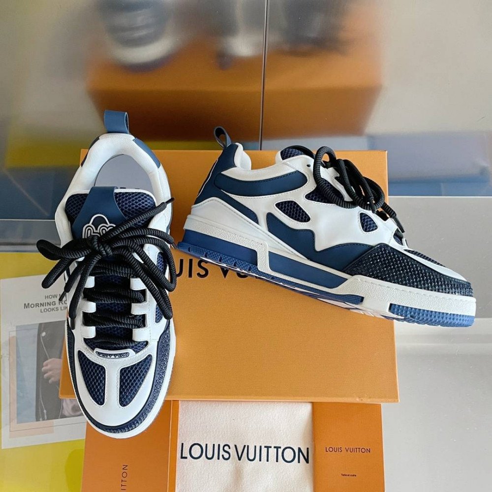 LV Skate Sneaker 'Blue/White'
