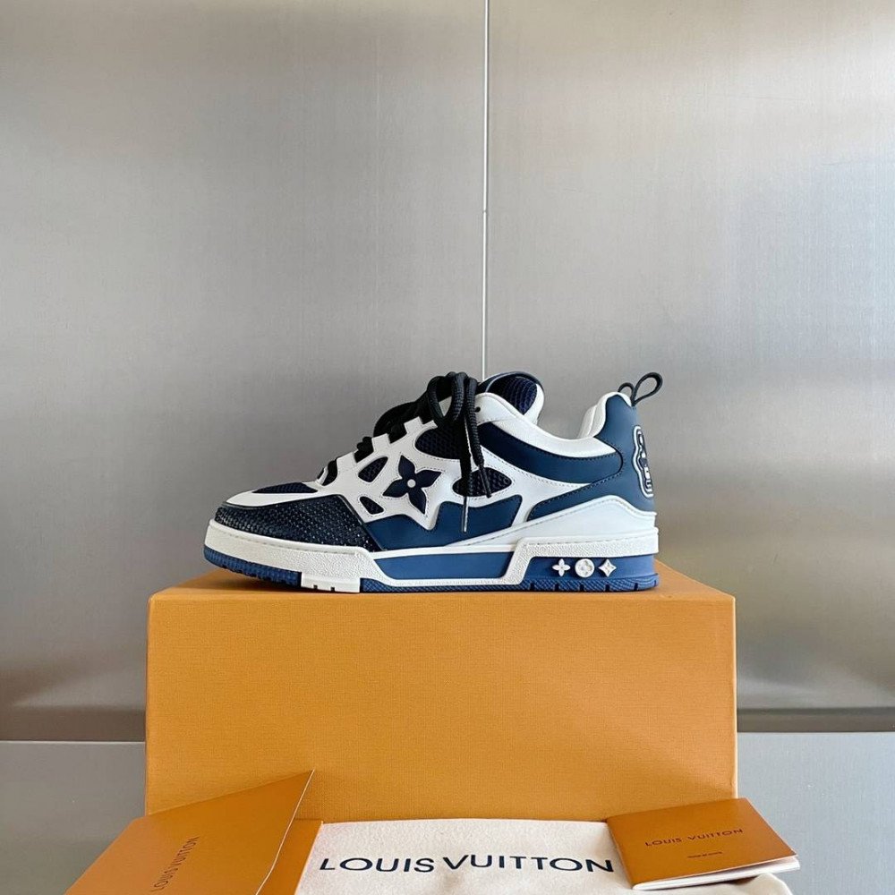 LV Skate Sneaker 'Blue/White'