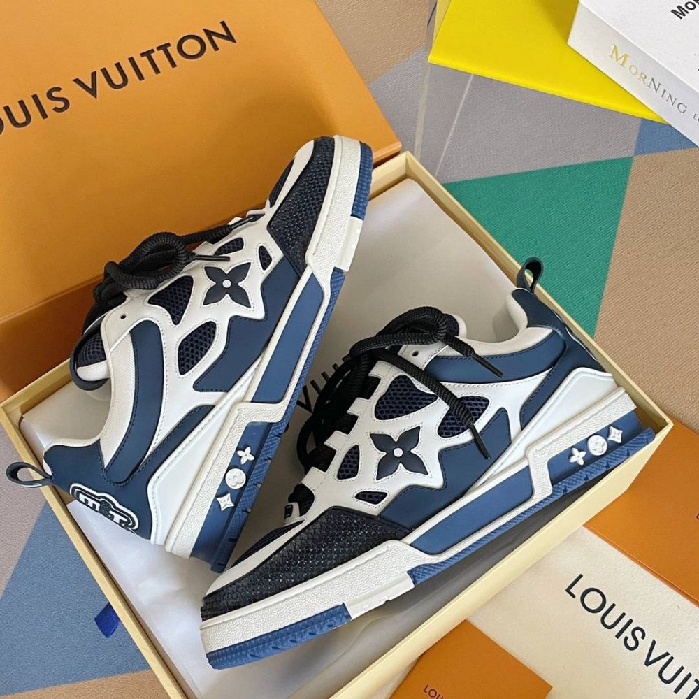 LV Skate Sneaker 'Blue/White'