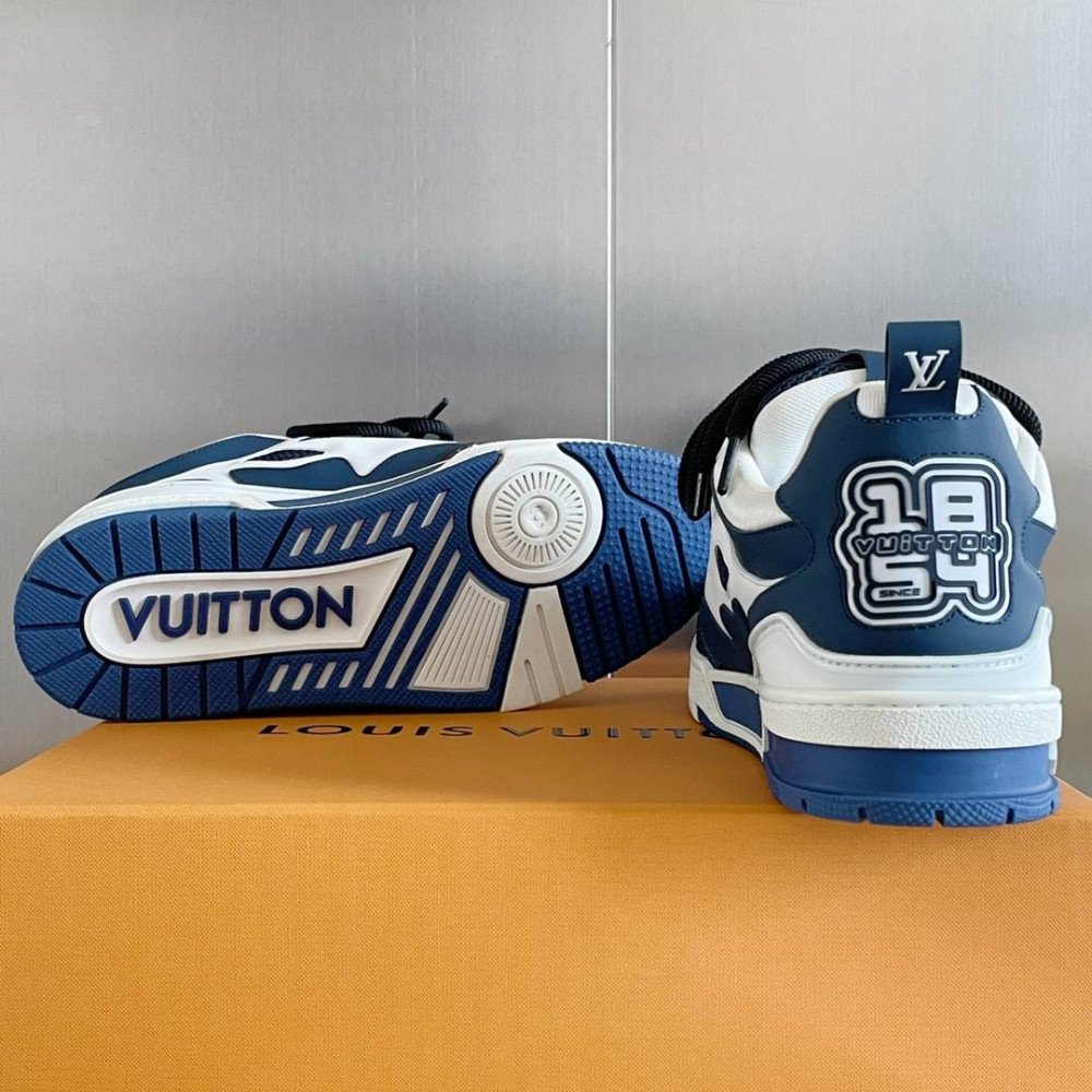 LV Skate Sneaker 'Blue/White'