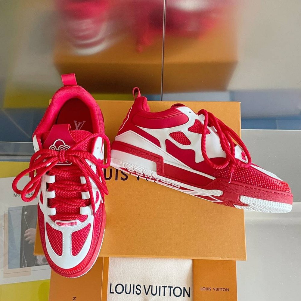 LV Skate Sneaker 'Red/White'