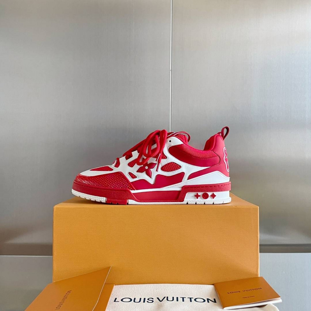 LV Skate Sneaker 'Red/White'