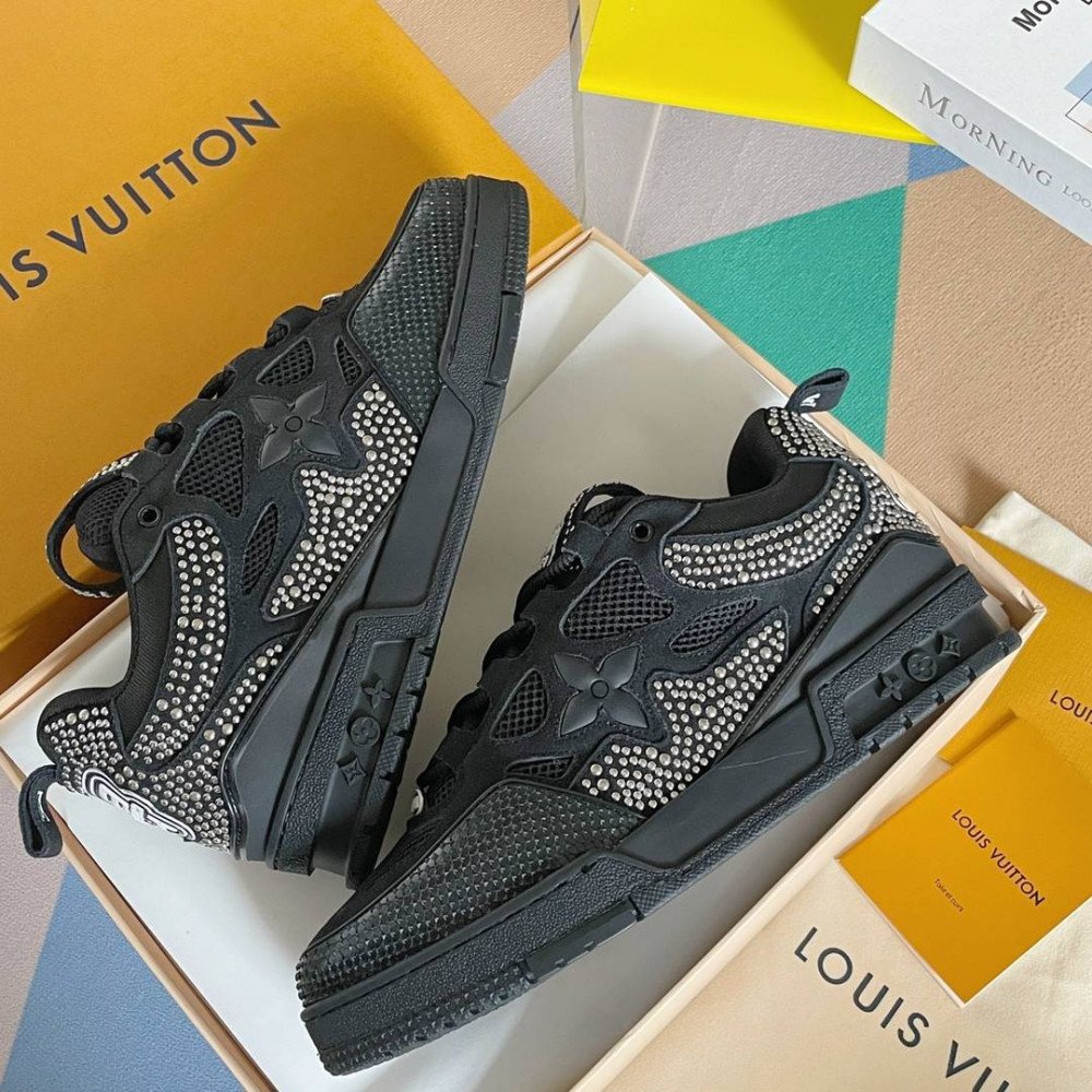 LV Skate Sneaker 'Diamond Black'