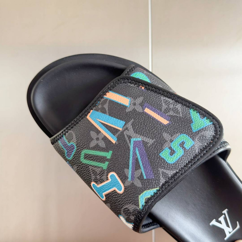 LV Miami Velcro slippers-1 LV Miami Velcro slippers-1