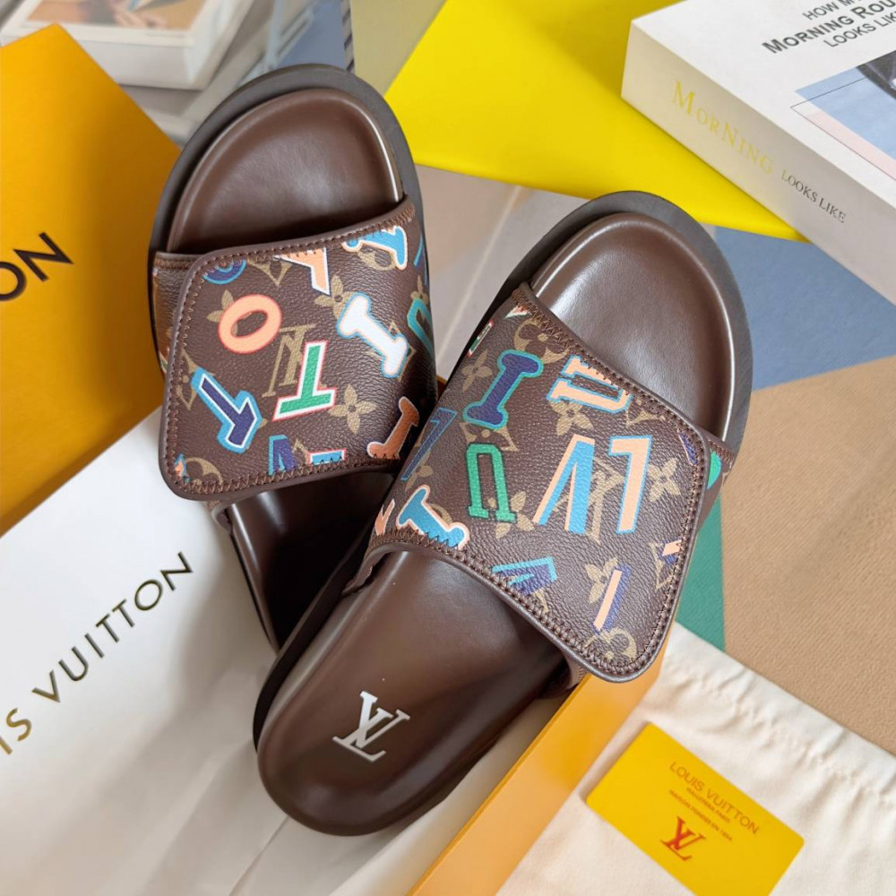 LV Miami Velcro slippers-2