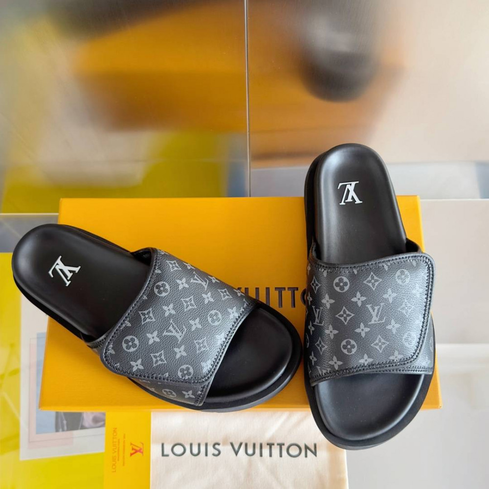 LV Miami Velcro slippers-3 LV Miami Velcro slippers-3