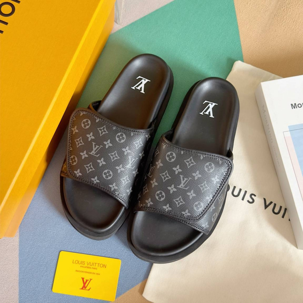 LV Miami Velcro slippers-3 LV Miami Velcro slippers-3